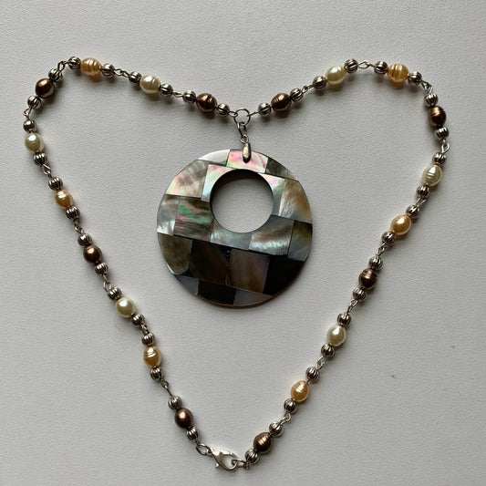 Vintage Mother of Pearl Necklace