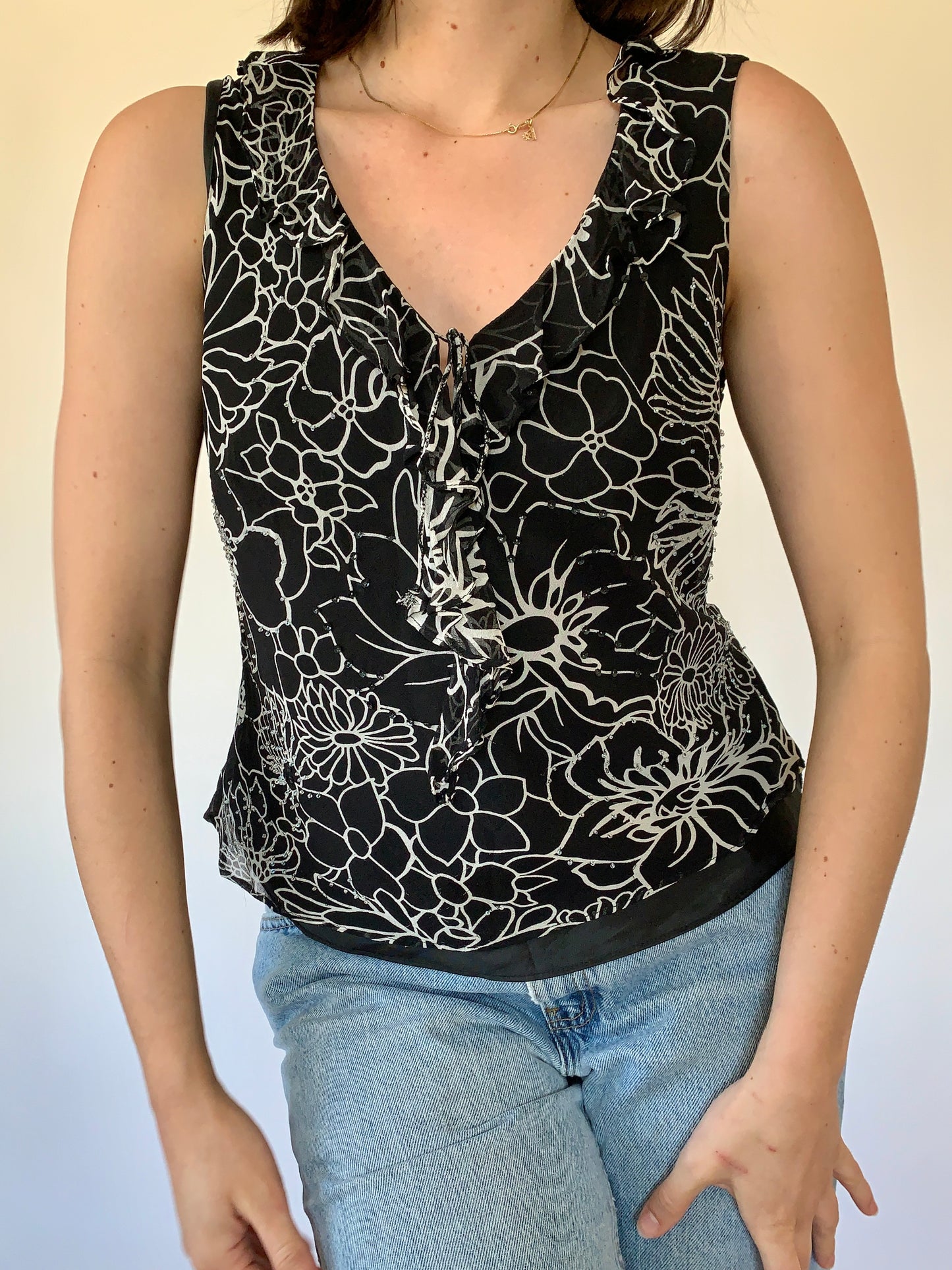 Vintage 1990s Silk Blouse