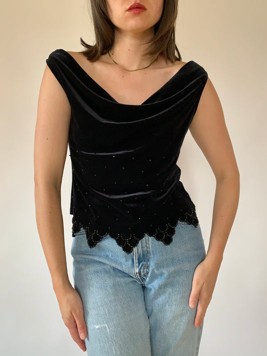 Vintage 1990s Velvet Tank