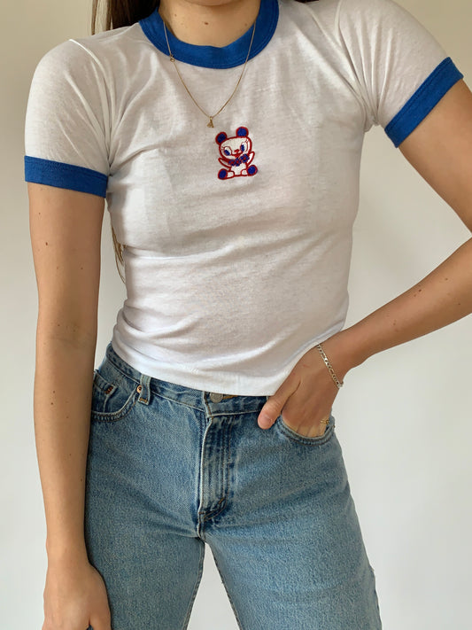 Vintage 1970s Ringer Tee