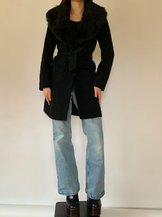 2000s Faux Fur Coat