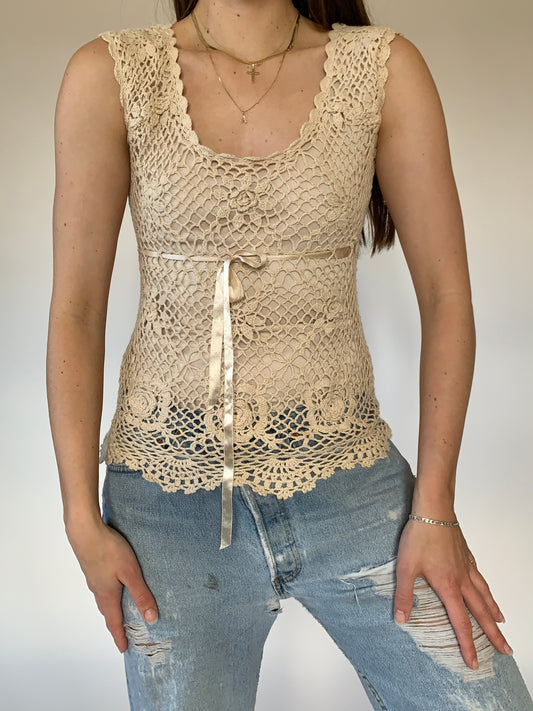Y2K Crochet Top