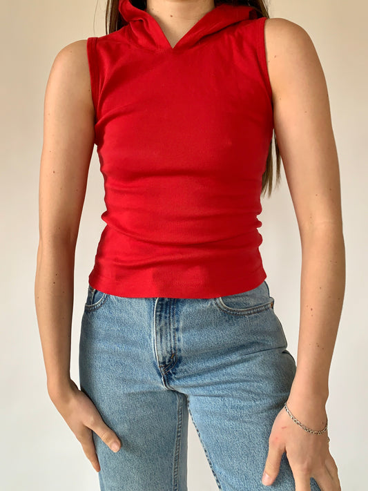 Vintage 1990s Hooded Tank