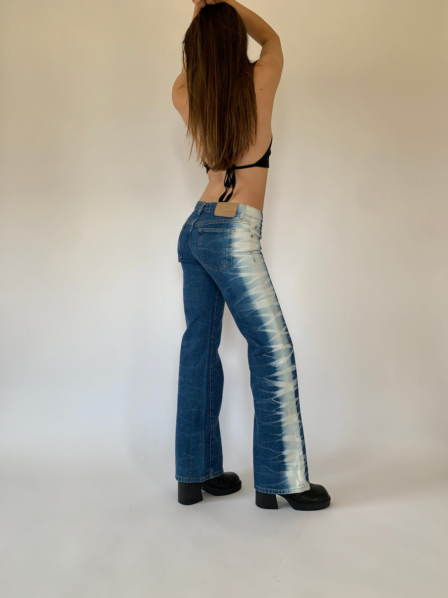 Y2K Bleached Jeans – Hazy Vintage