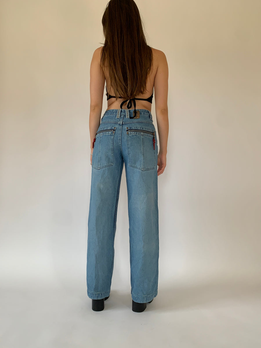 Lingbing Y2K Fashion Jeans, Women's Vintage High India