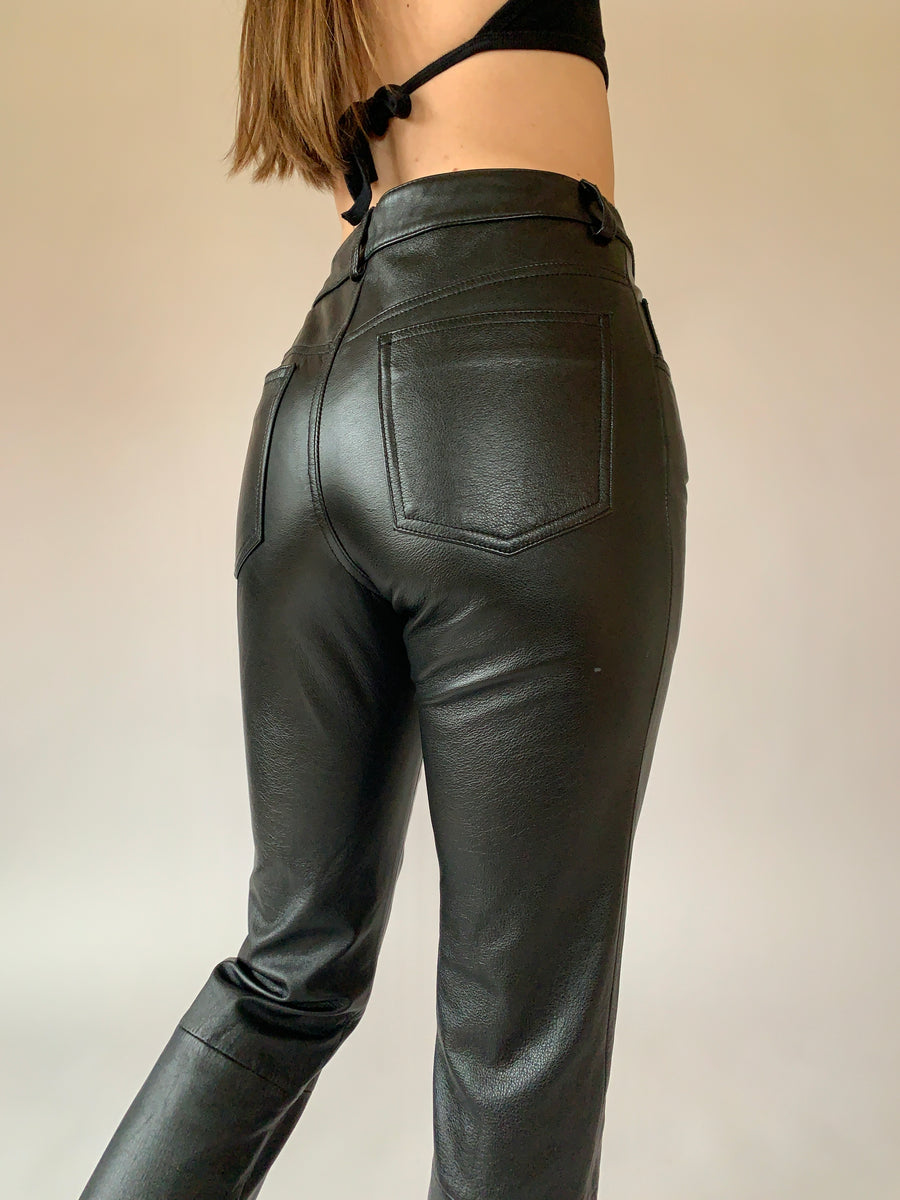 Vintage 1990s Wilson Leather Pants - Ruby Lane
