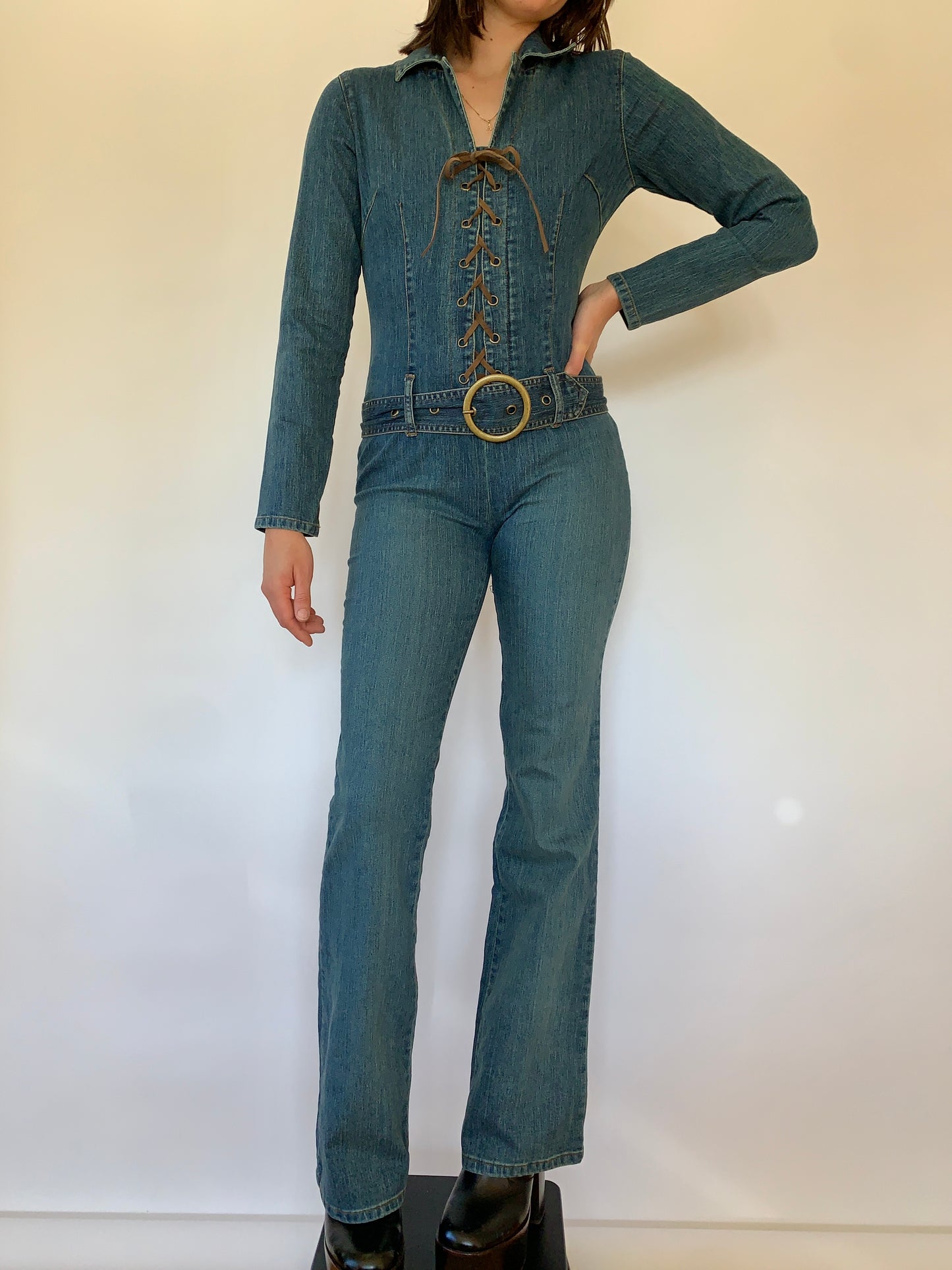 Y2K Denim Jumpsuit