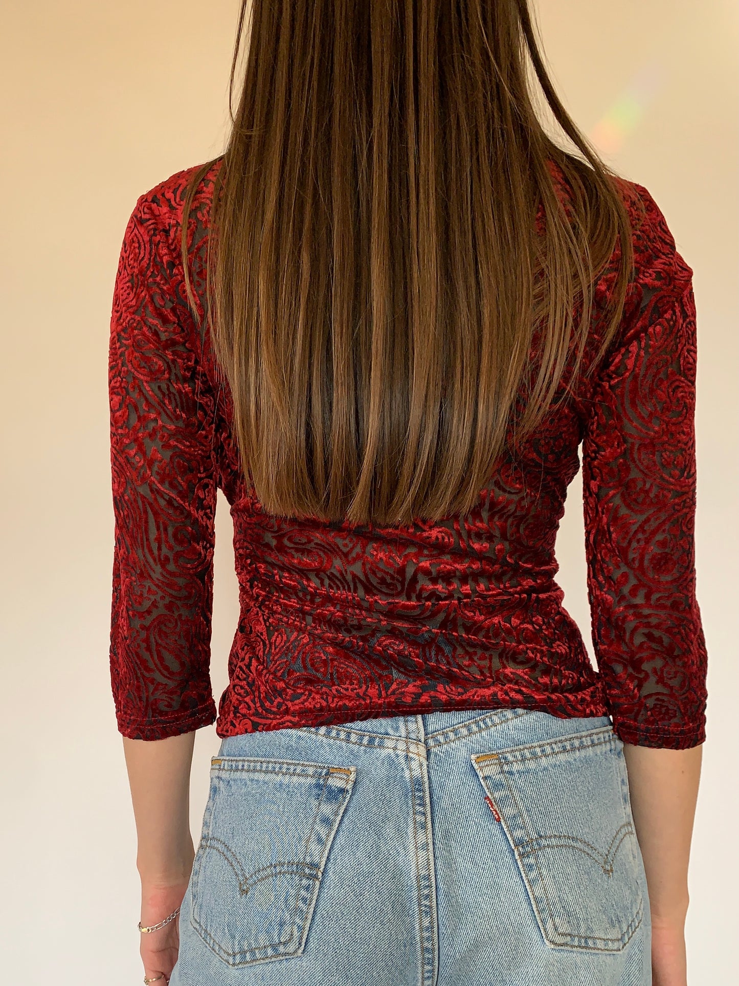 Vintage 1990s Mesh Top