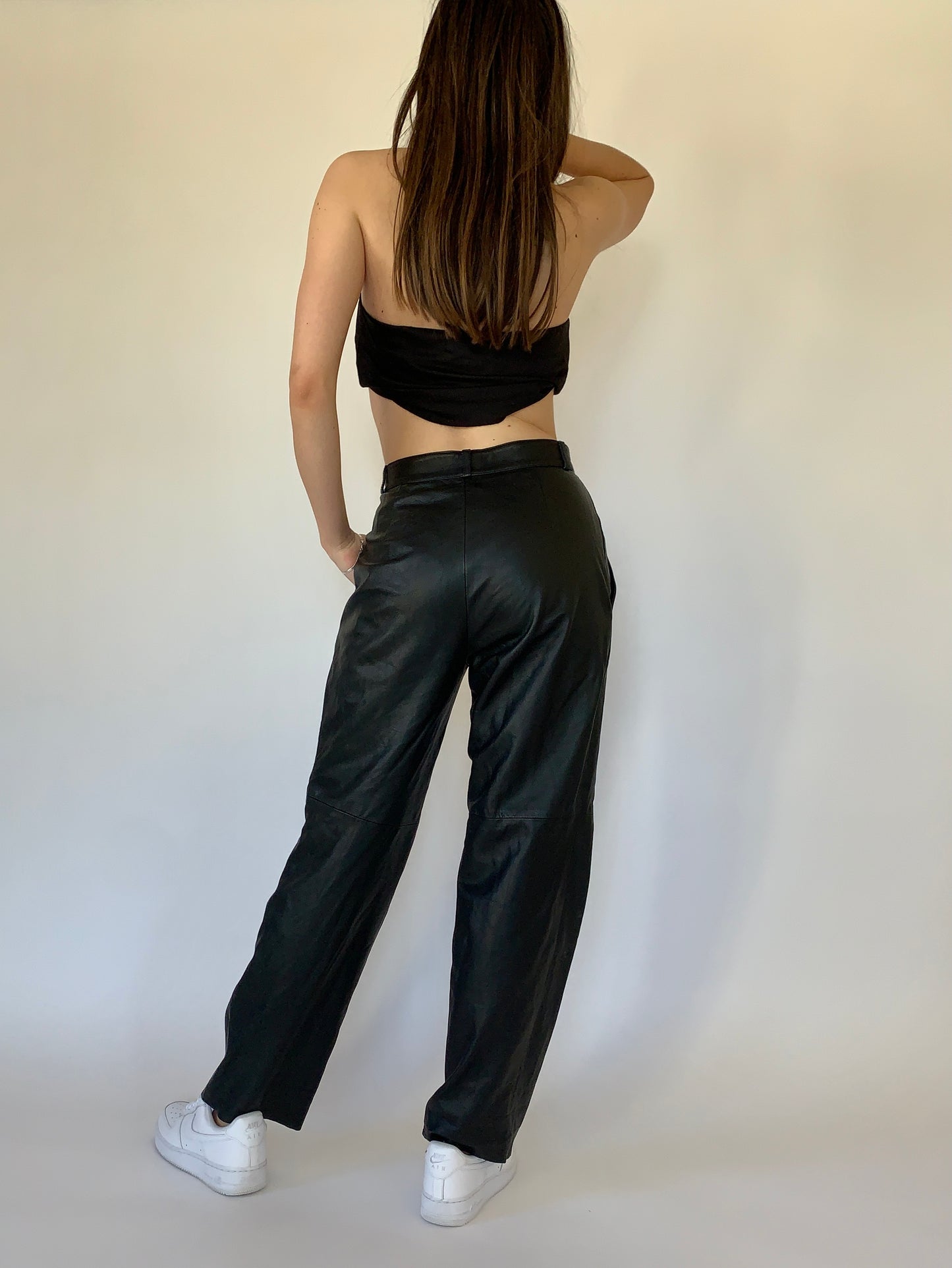 Vintage Genuine Leather Pants