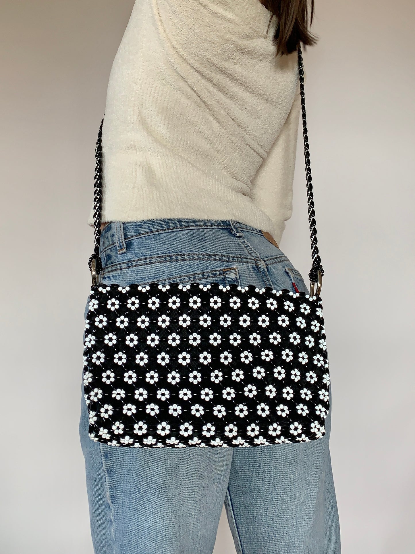 Beaded Crossbody Bag