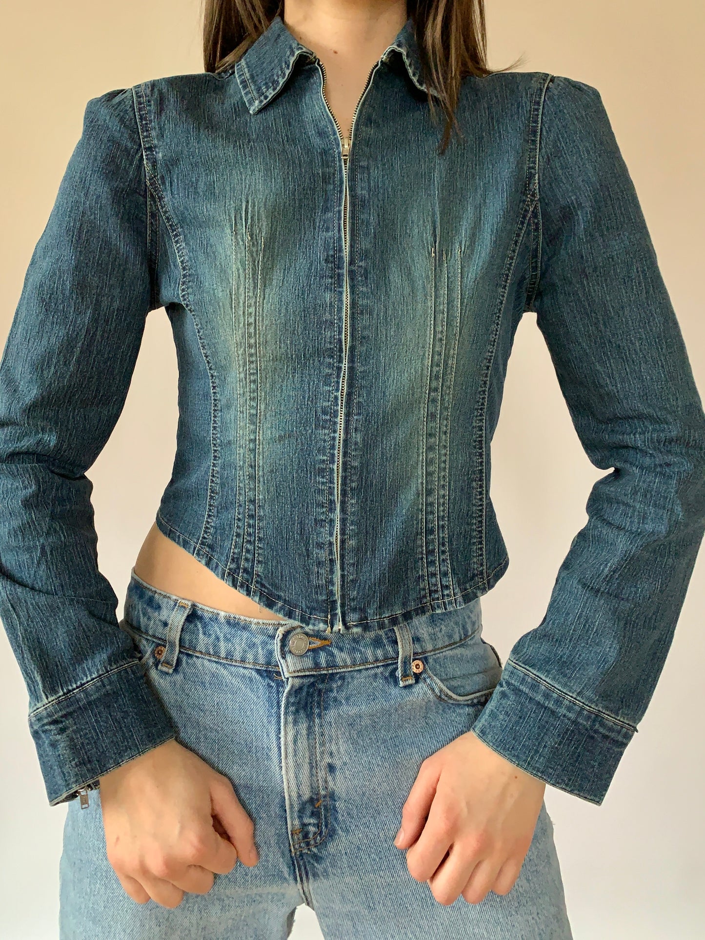 2000s Denim Shirt