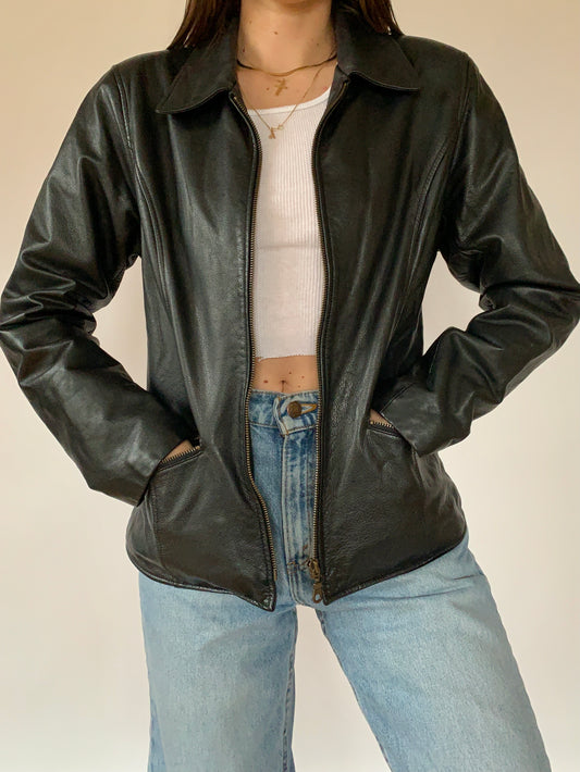 Vintage 1990s Leather Jacket