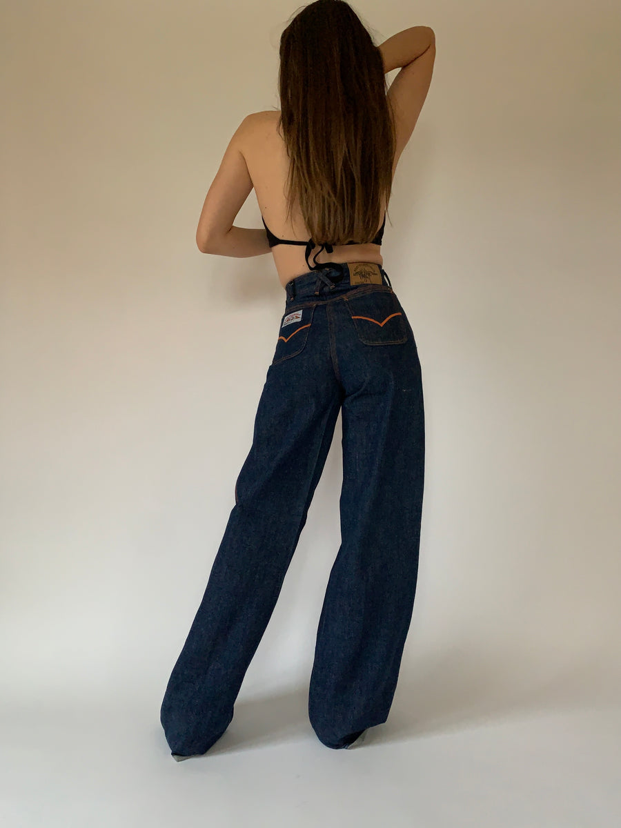 Vintage 1970s Riding Gear Jeans Hazy Vintage