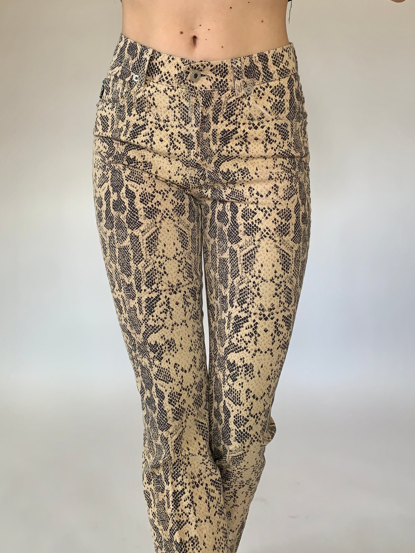 Y2K Guess Snake Print Pants