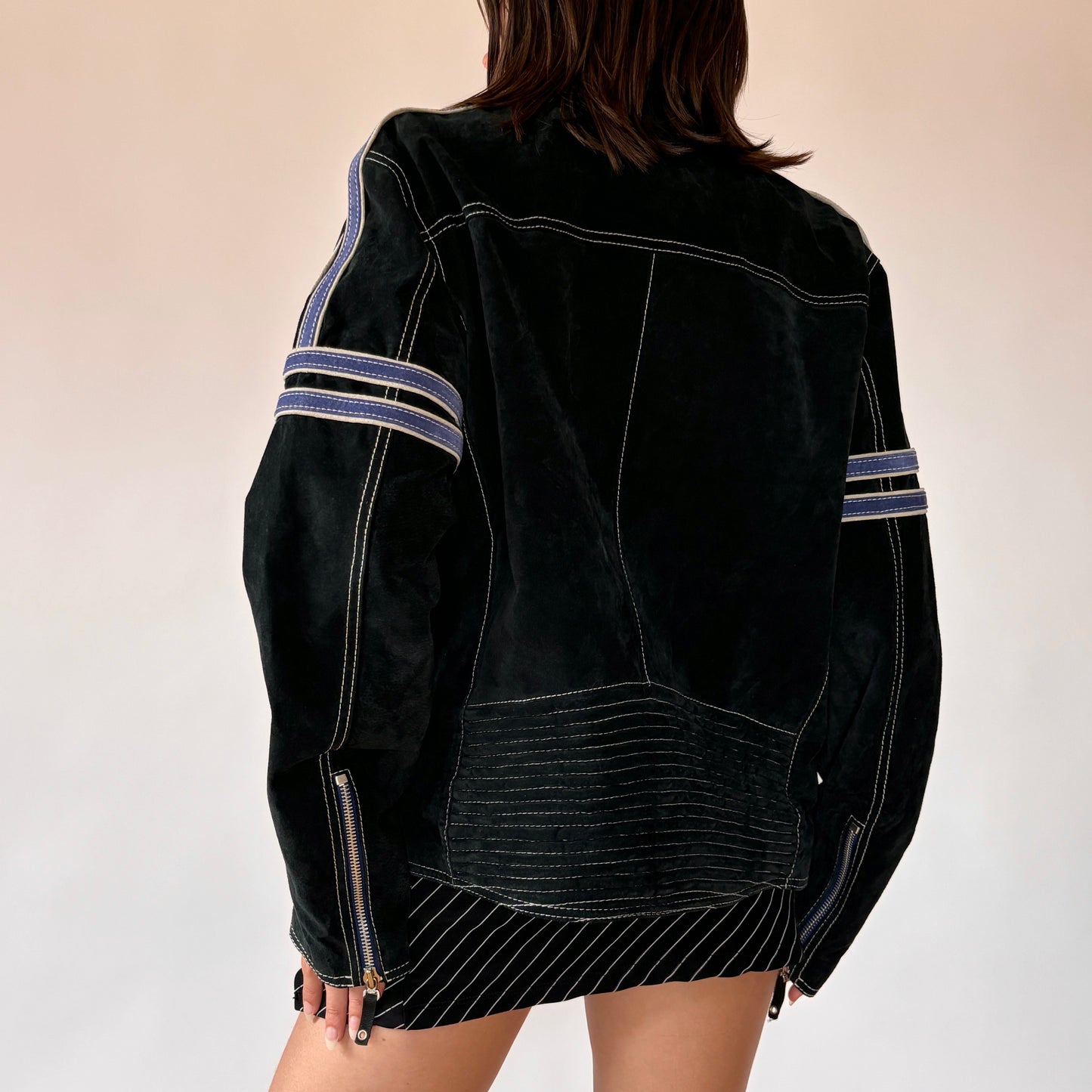 Wilson’s Leather Suede Moto Jacket (L)