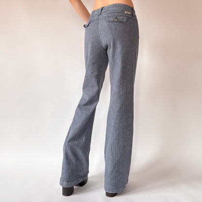 Y2K Low Rise Flare Jeans (L)