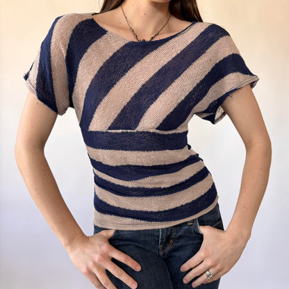 Y2K Slouchy Knit Top (S)
