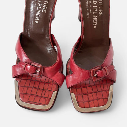 Y2K Buckle Heels (7.5)