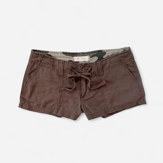 Y2K Roxy Linen Blend Shorts (XS/S)