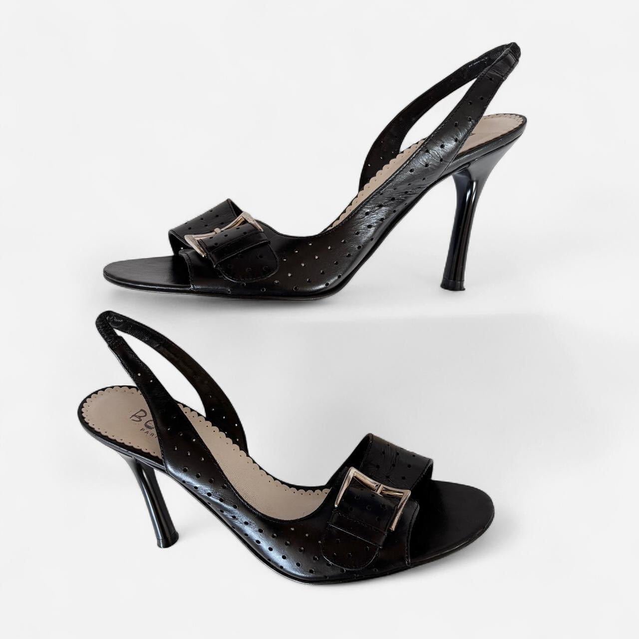 Y2K BCBG Buckle Heels (8)