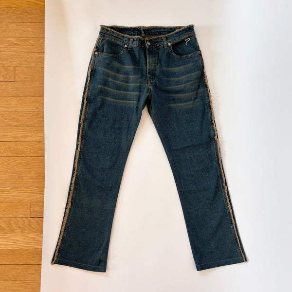 Y2K Kick Flare Jeans (S)