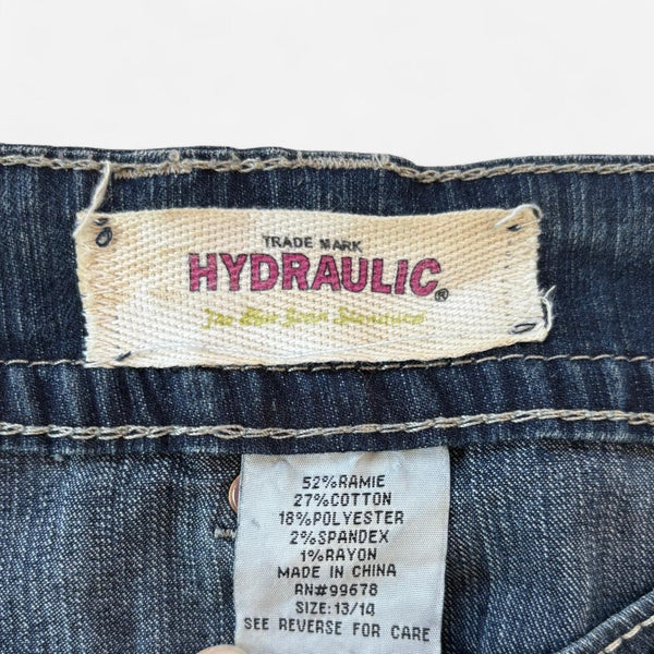 Y2K Denim Mini Skirt (L/XL)