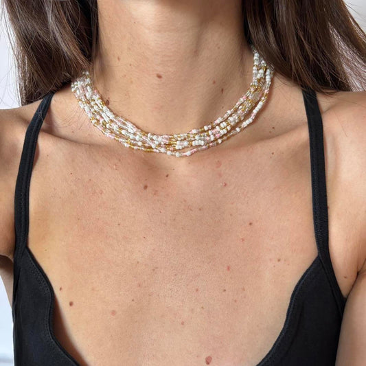 Beaded Choker Necklace