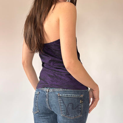 90s Nicole Miller Strapless Top (M)