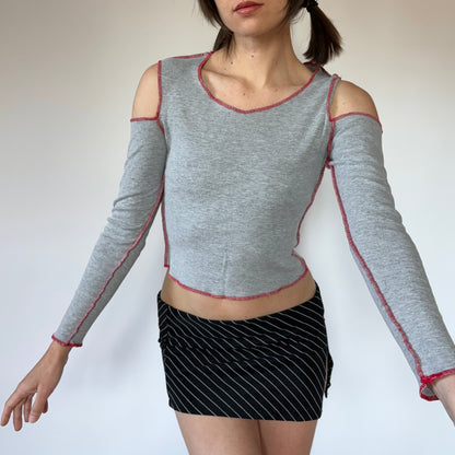 90s Shoulder Cut-Out Tee (XS/S)