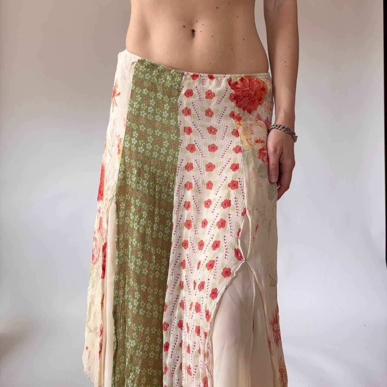 Y2K Silk Fairy Skirt (S)