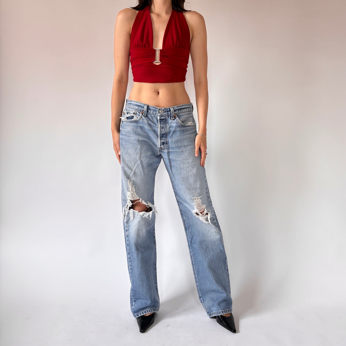 Levi’s 90s Distressed 501s (M)