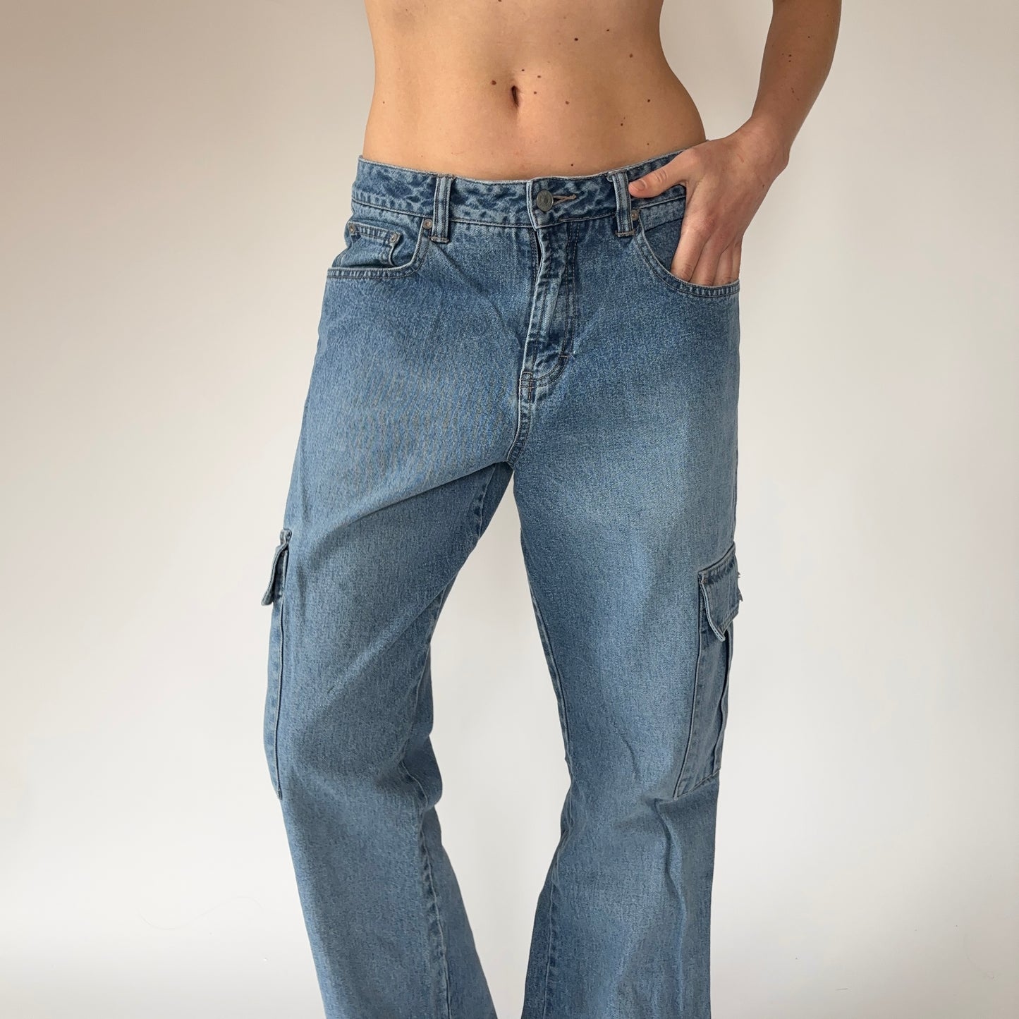 90s Cargo Jeans (M)