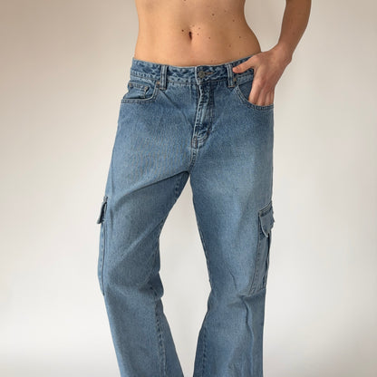 90s Cargo Jeans (M)