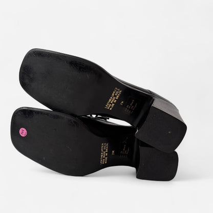 90s Heeled Leather Oxfords (7)