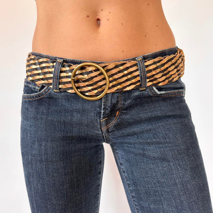 Braided Leather Belt