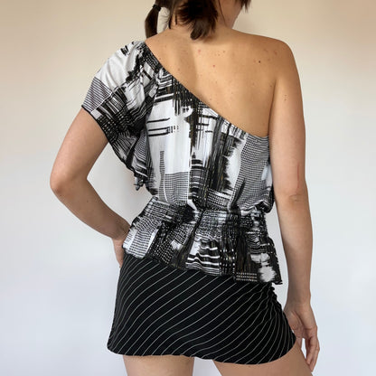 Y2K One Shouldered Top (S/M)
