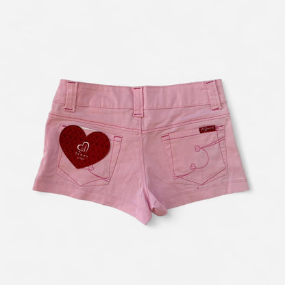 Y2K Deadstock Pink Low Rise Shorts (XS)
