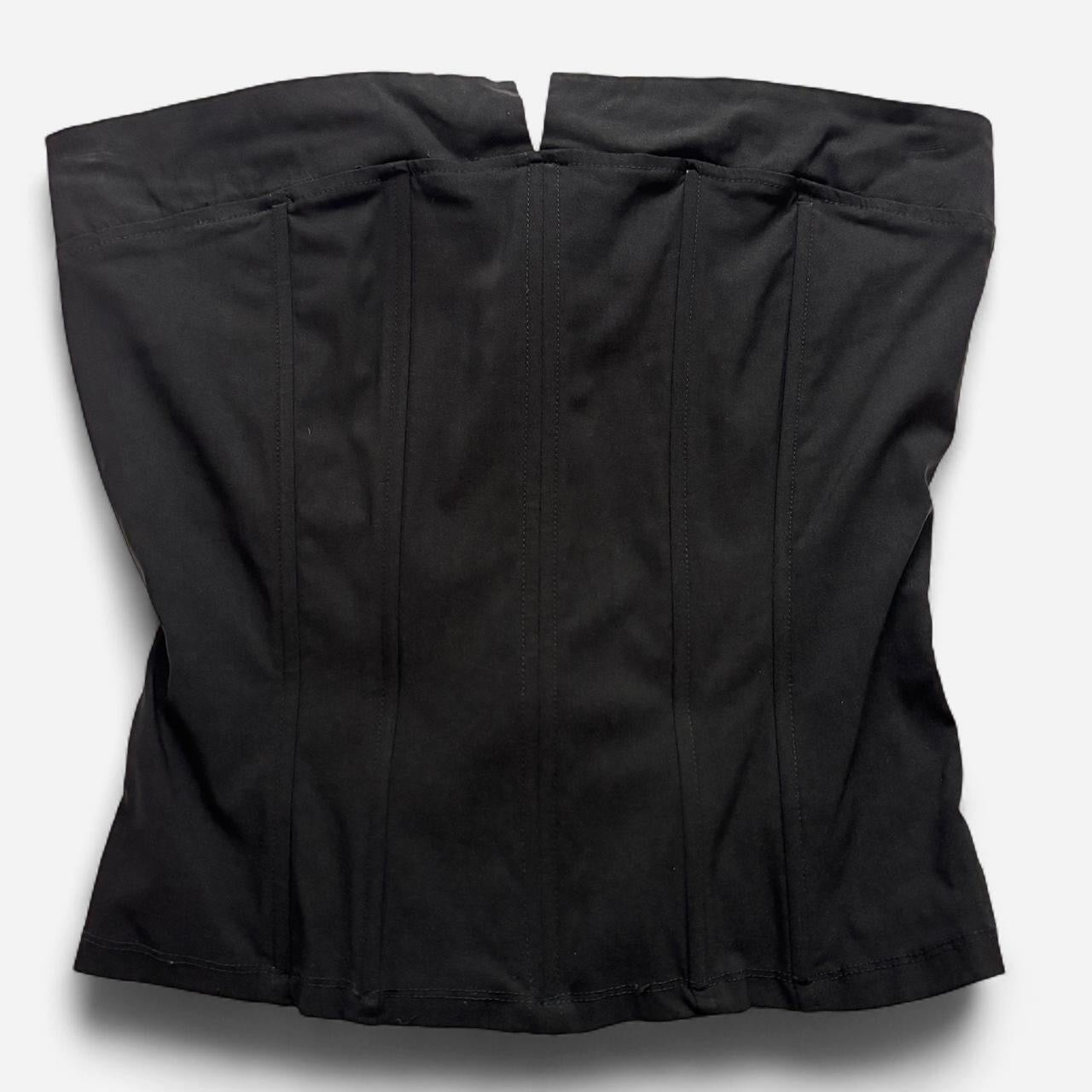 Y2K Noir Strapless Top (M/L)