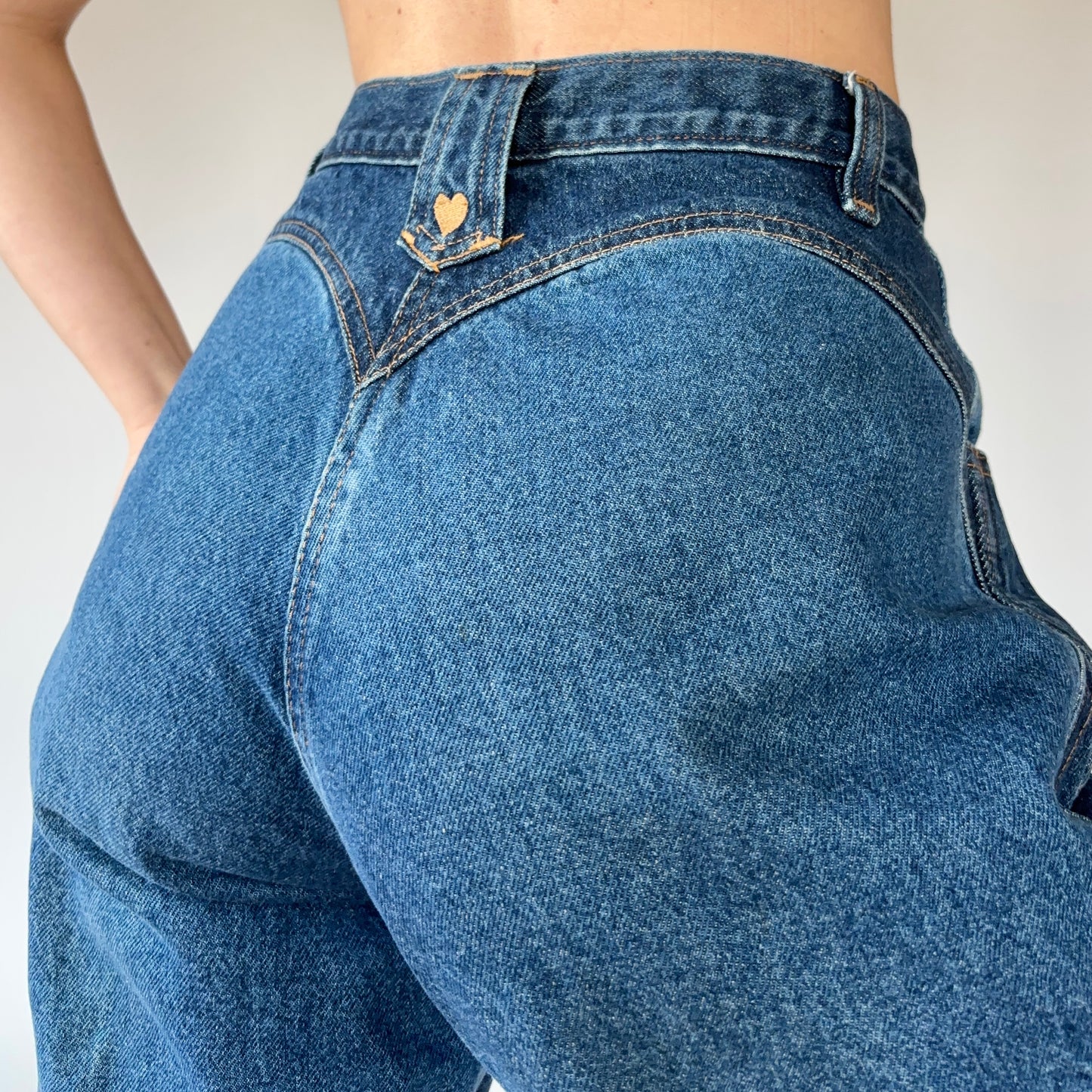 80s Western Heart Jeans (S)