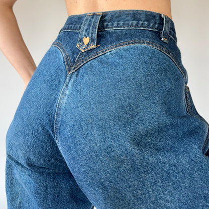80s Western Heart Jeans (S)