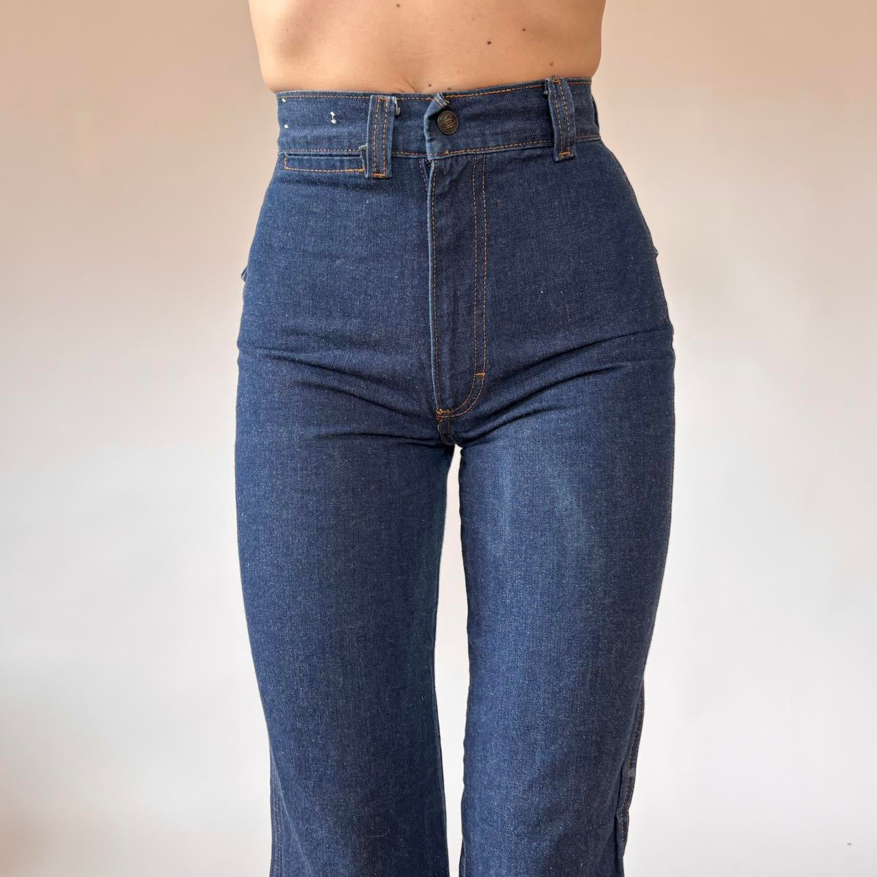 70s Dark Wash Jeans (XXS)