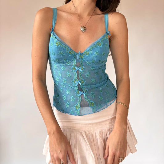 Aqua Mesh Bustier (M)