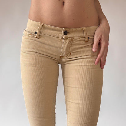 Y2K Abercrombie & Fitch Low Rise Corduroys (XXS)