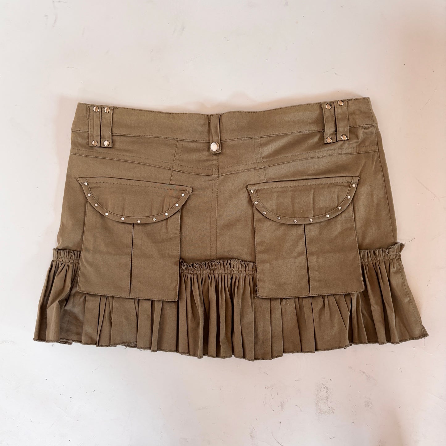 2000s Cargo Mini Skirt (M)