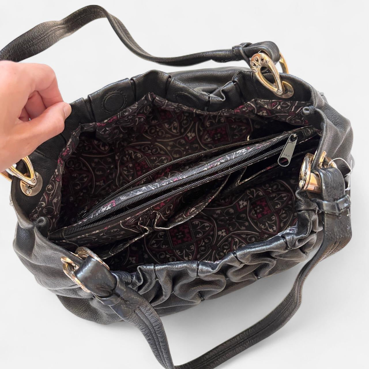 Vintage Scrunchy Leather Bag