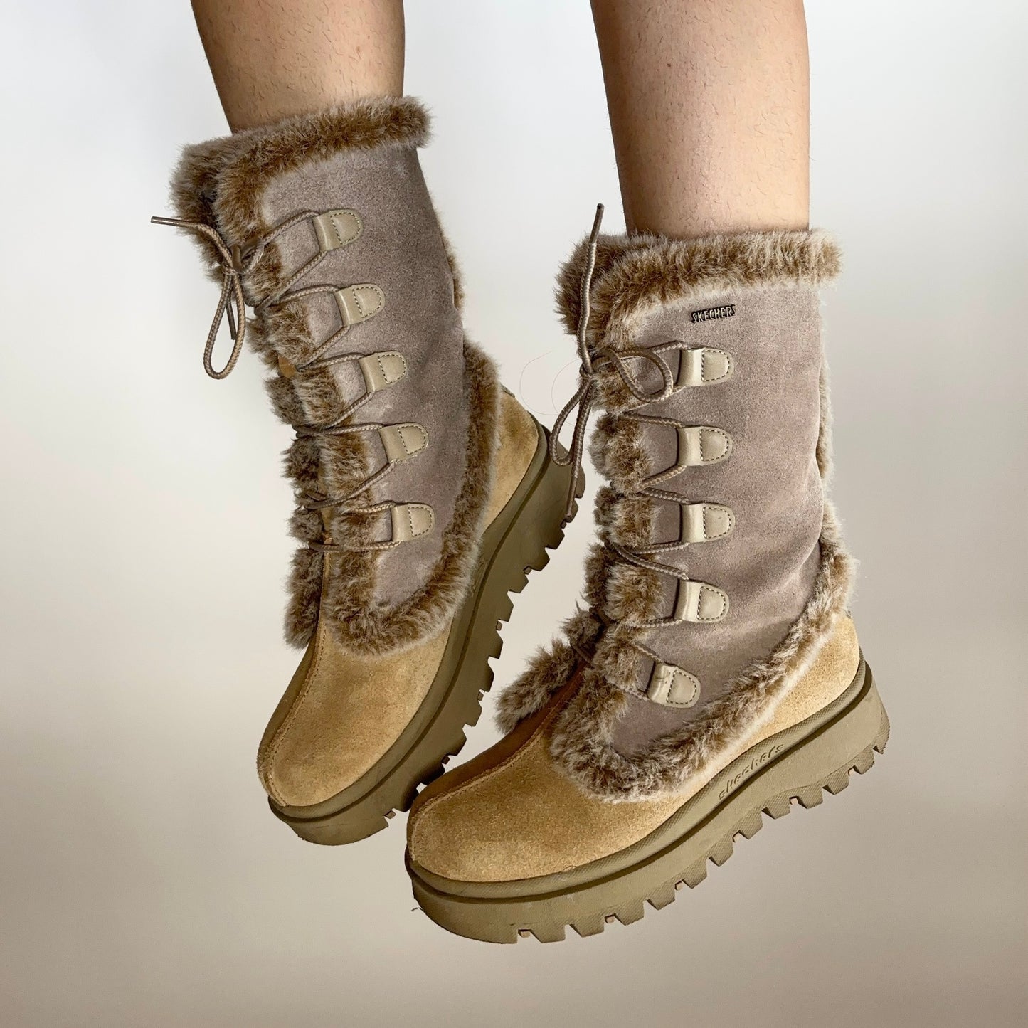 Skechers Lace-Up Boots (7.5)
