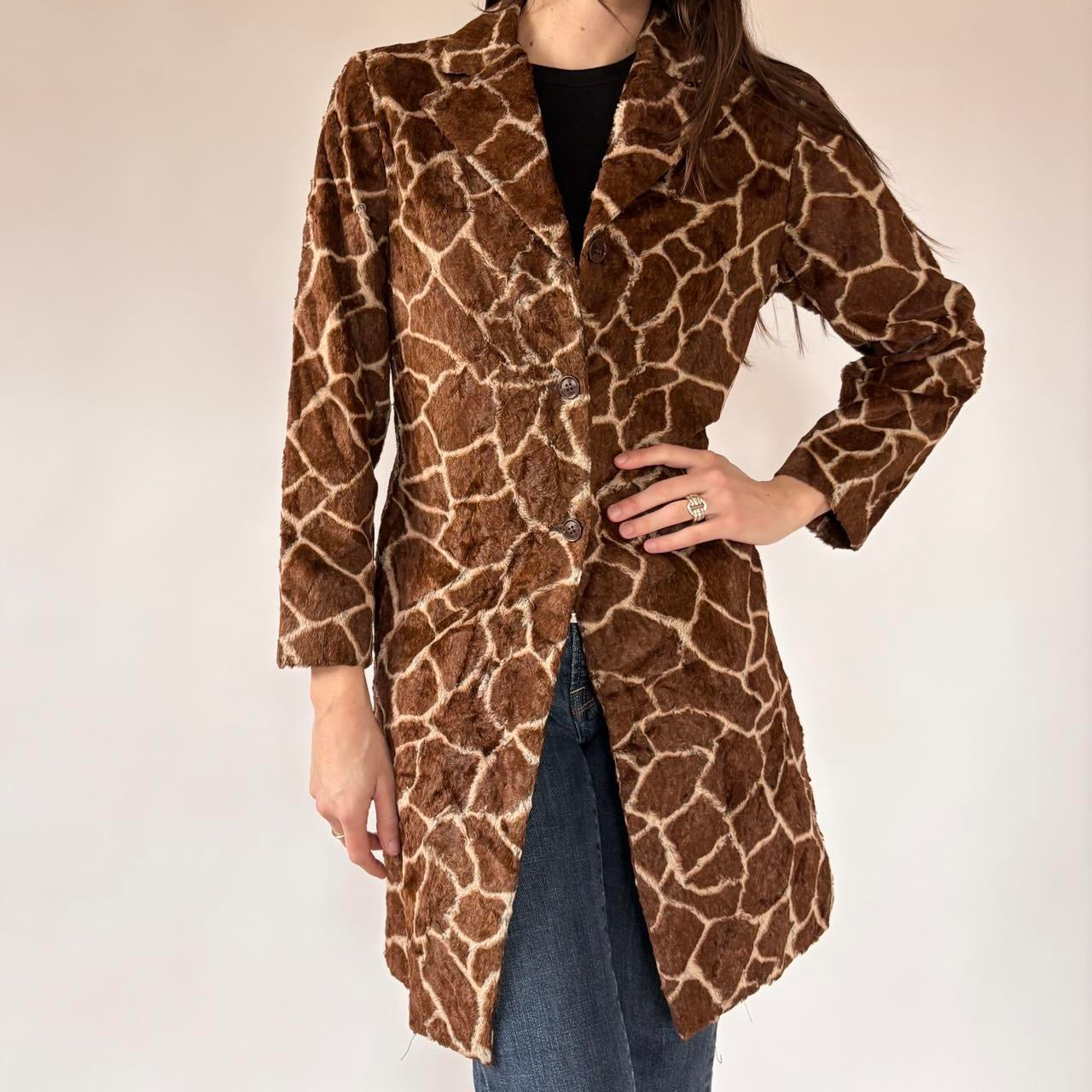 Bergdorf Goodman Giraffe Coat (S)