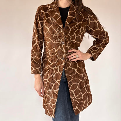 Bergdorf Goodman Giraffe Coat (S)