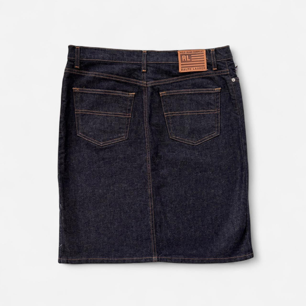 Ralph Lauren Polo Denim Skirt (L)