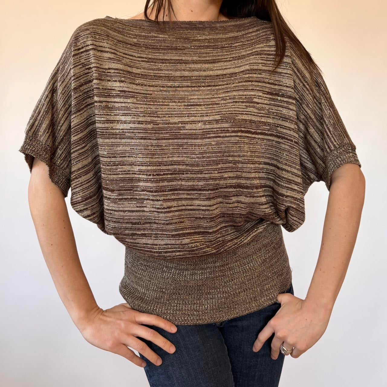 Y2K Slouchy Knit Top (M/L)